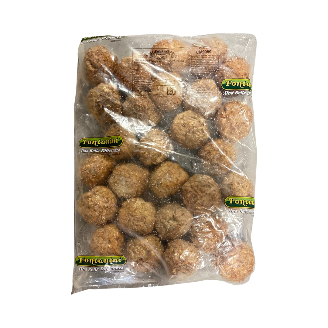 2OZ MEATBALL COOKED FONT. BEEF & PORK