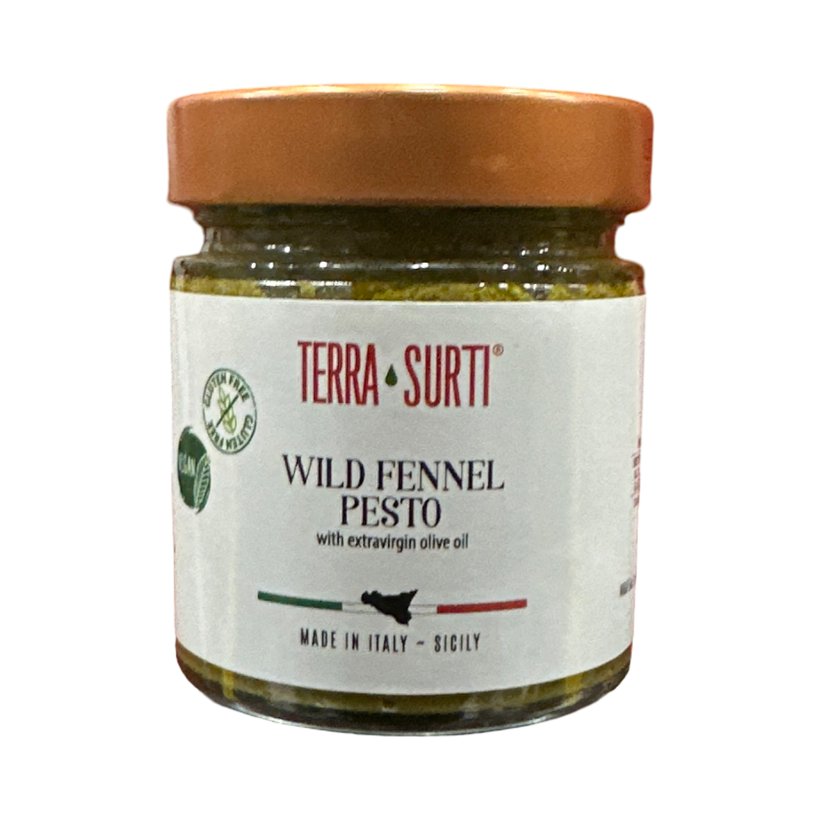 WILD FENNEL PESTO GLASS JAR