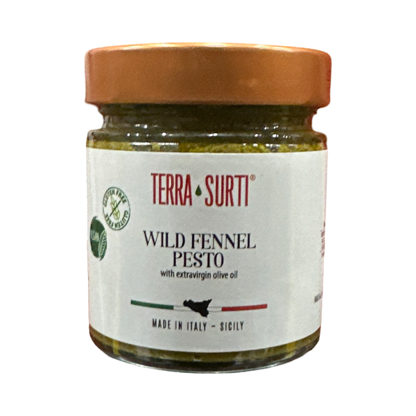 WILD FENNEL PESTO GLASS JAR
