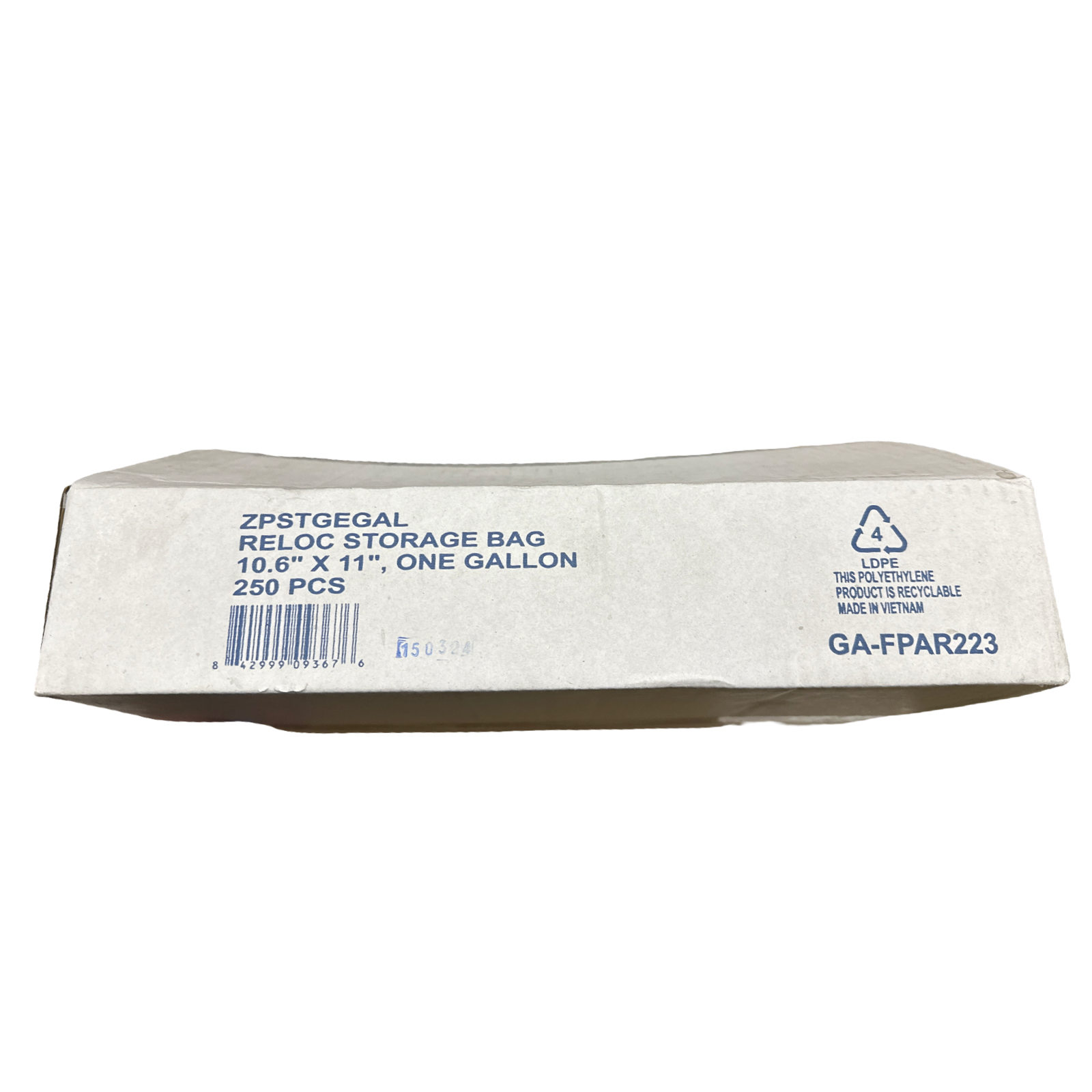 BAG GALLON SIZE RECLOSABLE ZIPLOCK FREZ