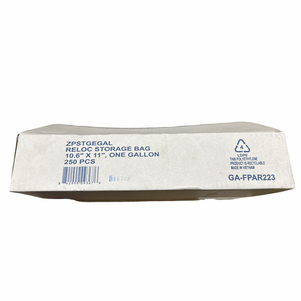 BAG GALLON SIZE RECLOSABLE ZIPLOCK FREZ
