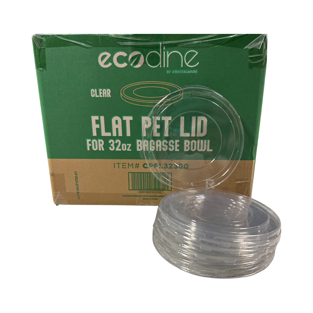 DOME LID FOR 32OZ FIBER SUGAR CANE