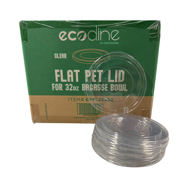 DOME LID FOR 32OZ FIBER SUGAR CANE