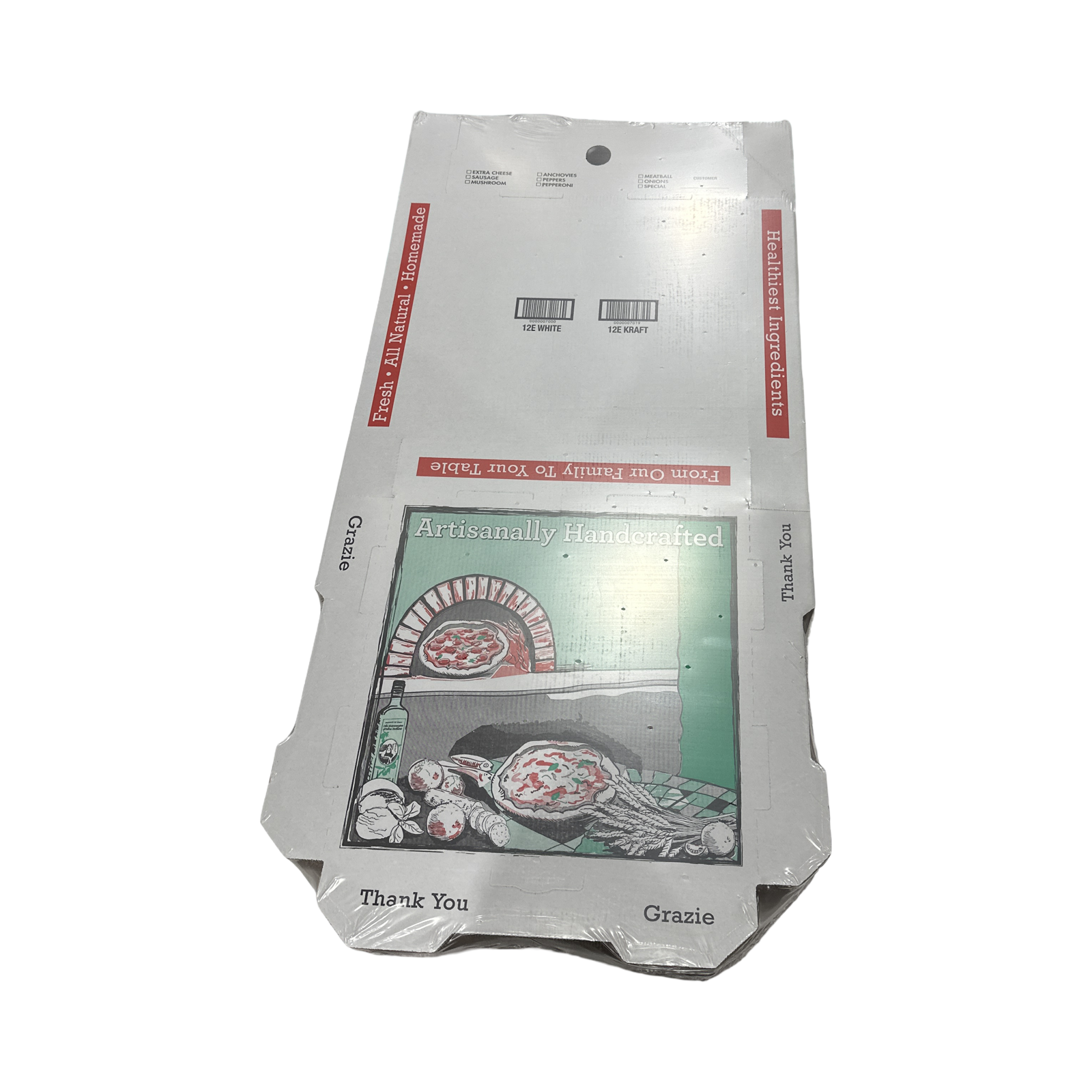 12 CORR PIZZA 100CT 125WT / 85 / 115KP