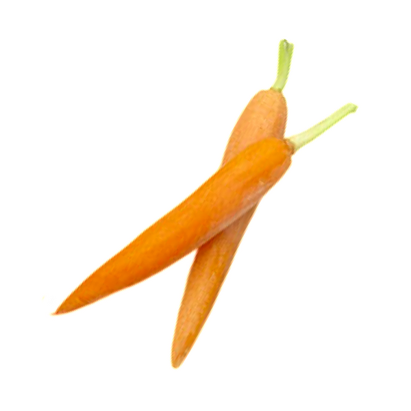 CARROTS BABY PEELED WITH STEM