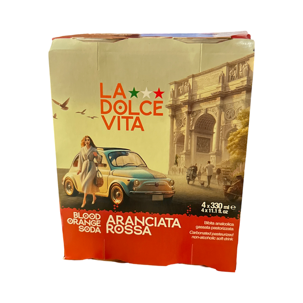 ARANCIATA ROSSA SOFT DRINK 6/4 330ML