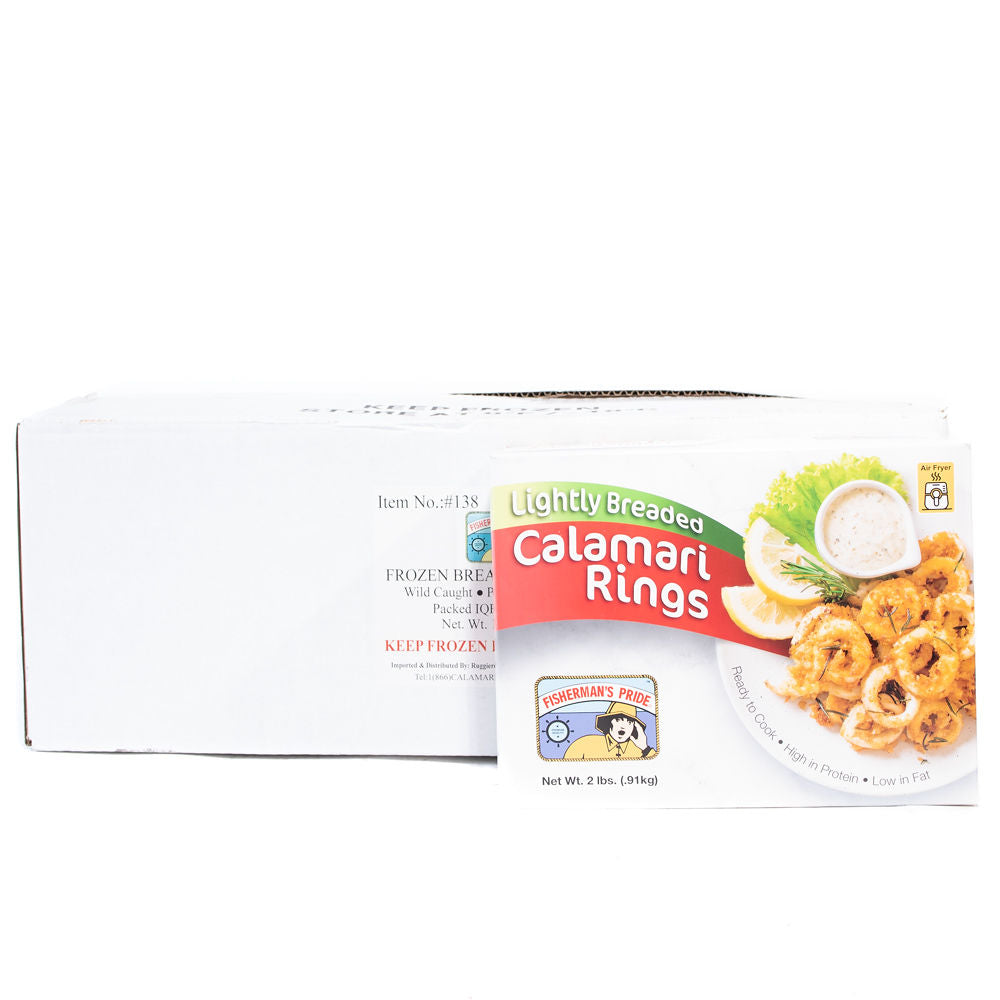 CALAMARI RINGS BREADED 23013