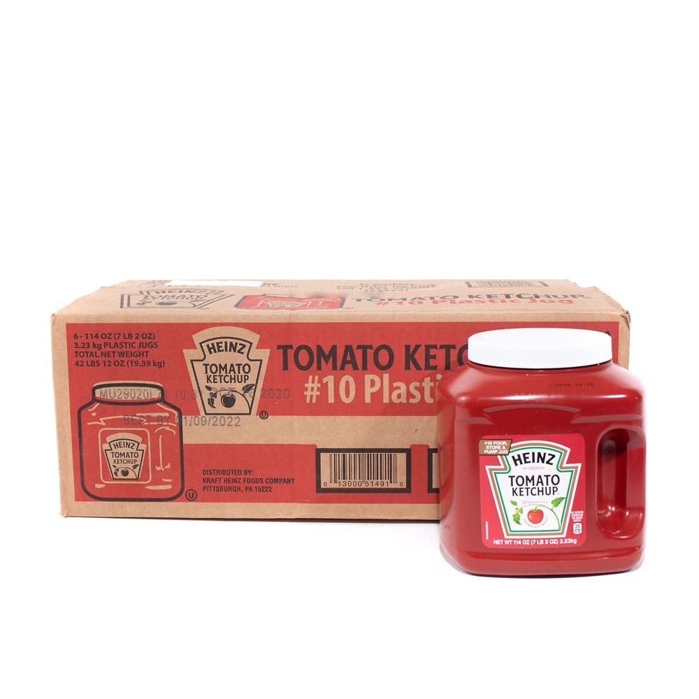 KETCHUP JUG PASTIC 6/114OZ