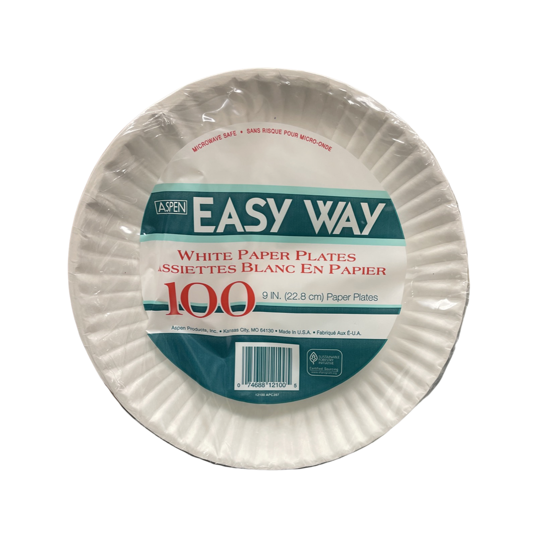 9 PAPER PLATES (12100)
