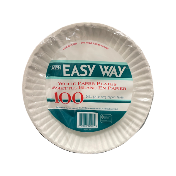 9 PAPER PLATES (12100)