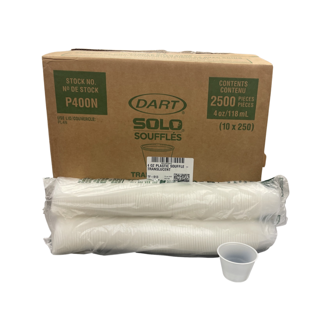 4 OZ. PLASTIC CUP SOUFFLE (P400)