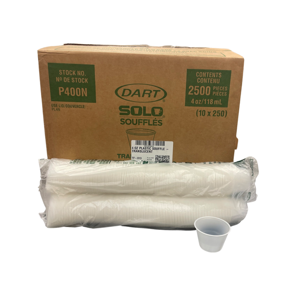 4 OZ. PLASTIC CUP SOUFFLE (P400)