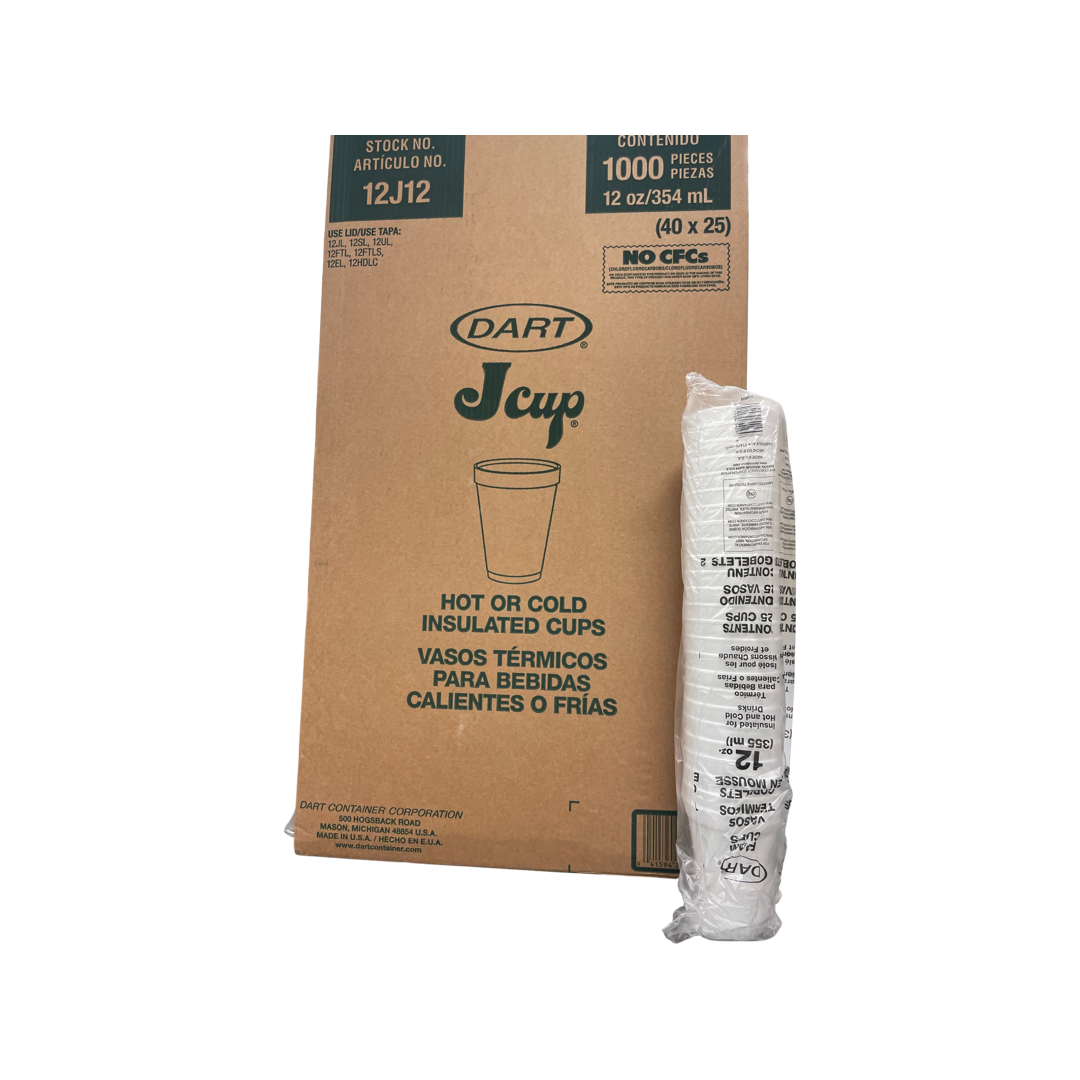 12 OZ. FOAM CUP (J12J)