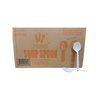 SOUP SPOON WHITE HEAVY WEIGHT