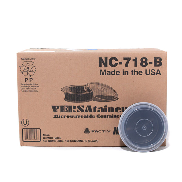 CONTAINER COMBO 16OZ.NC718B PLASTIC