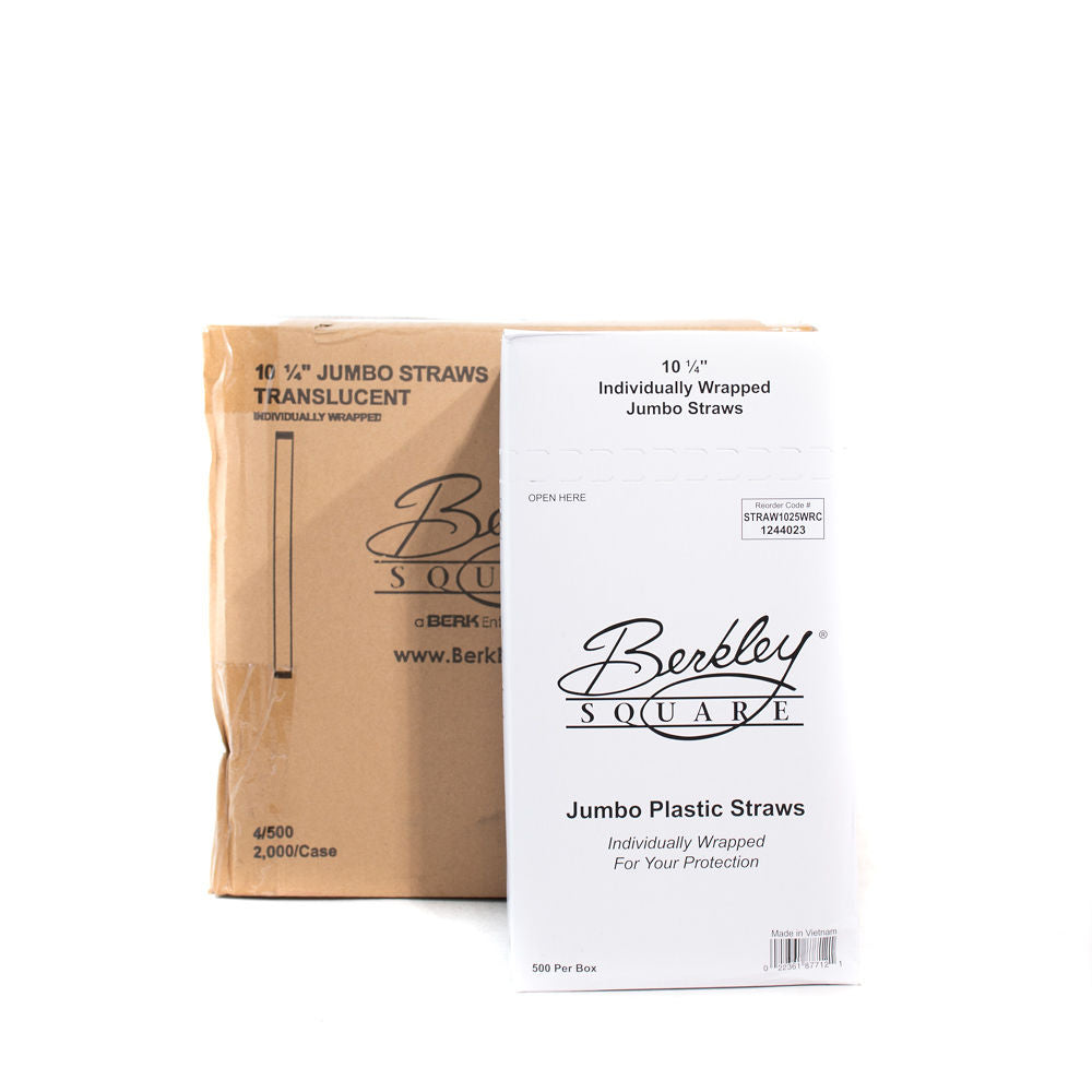 10 1/4 JUMBO WRAPPED STRAW