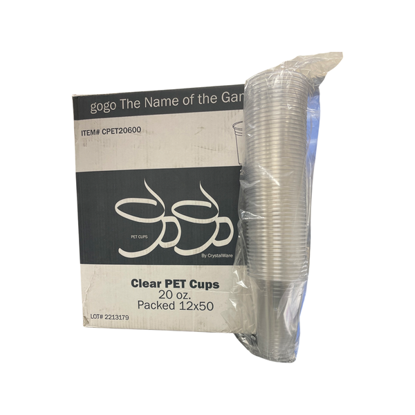 20 OZ. PLASTIC CLEAR CUP